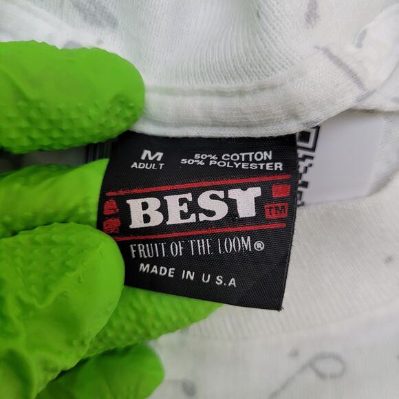 Vintage 1992 Country-Music AOP Shirt Medium 19x25 USA - Picture 7 of 12